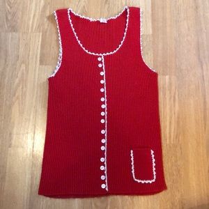 Vintage knit tank top